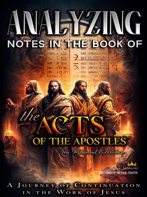 cover image of Analyzing Notes in the Book of the Acts of the Apostles